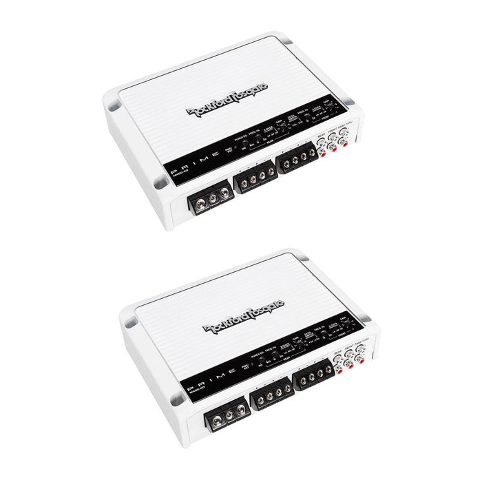 Rockford Fosgate M400-4D 400 Watt 4-Channel Class-D Amplifier Amp 2 Pack - 121283