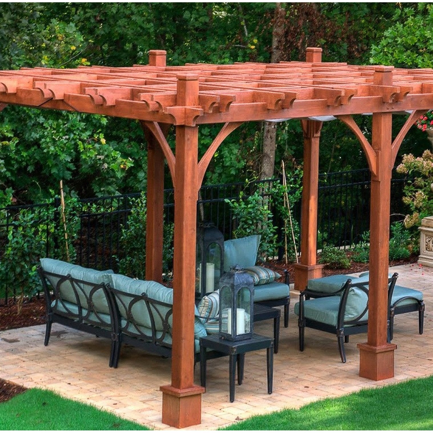 Outdoor Living Today Cedar Pergola Kit | 12×16 - BZ1216