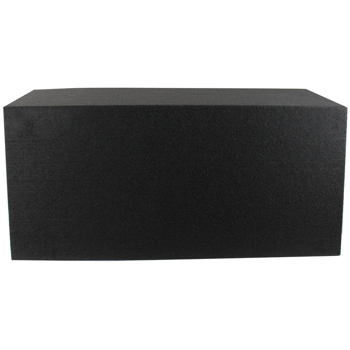 Rockford Fosgate 12" 1600 Watt Dual Loaded Subwoofer Sub Enclosure 2 Pack - 121782