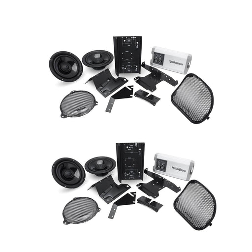 Rockford Fosgate Harley Davidson Street Glide Front Speaker Audio Kit 2 Pack - 122070