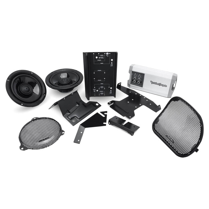 Rockford Fosgate Harley Davidson Street Glide Front Speaker Audio Kit 2 Pack - 122070