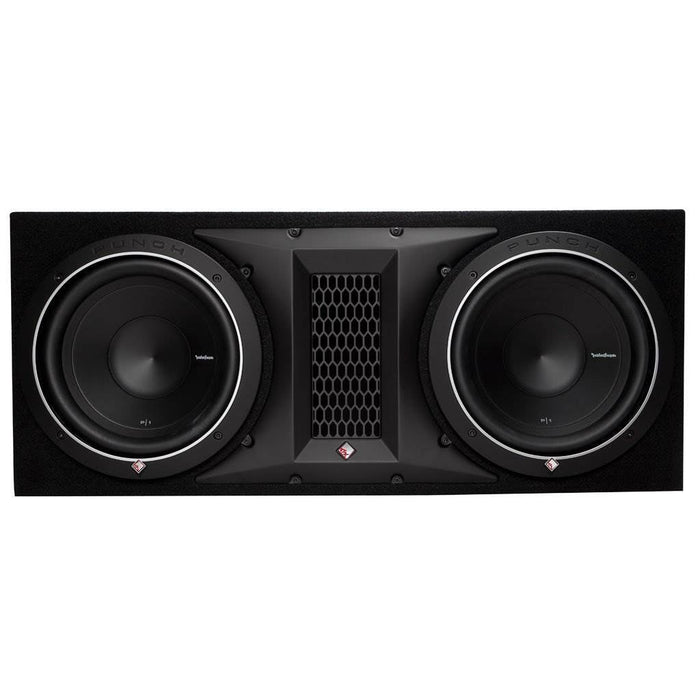 Rockford Fosgate 1000W Punch Dual P1 10 Inch Loaded Subwoofer Enclosure 2 Pack - 122449