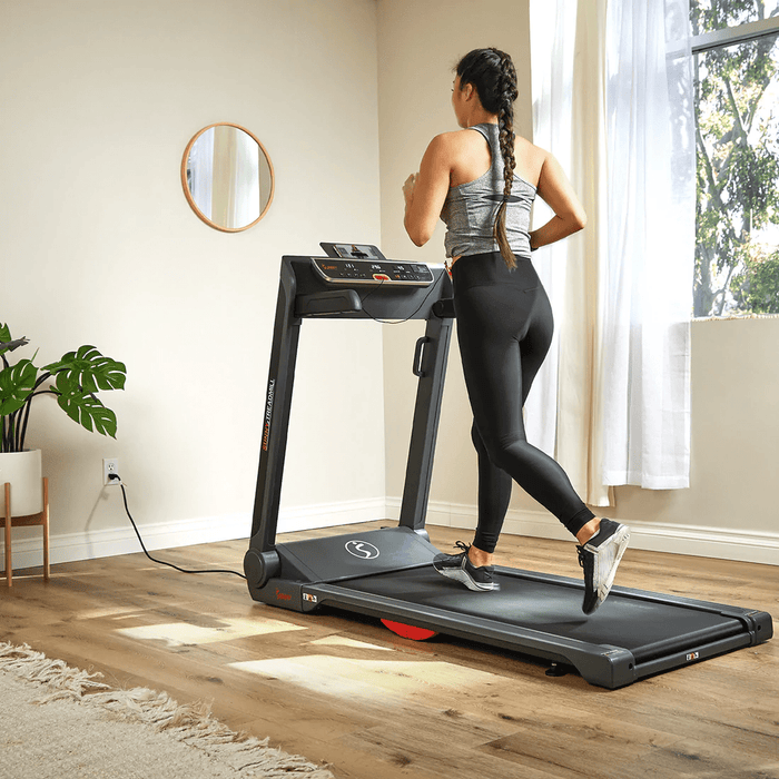 Sunny Health & Fitness Smart Strider Treadmill with 20" Wide LoPro Deck - SF-T7718SMART