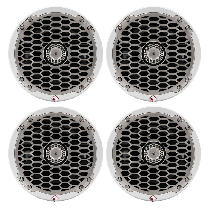 Rockford Fosgate Punch Marine 6.5" 170W 2 Way Boat Component Speakers 4 Pack - 123358