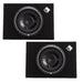 Rockford Fosgate 600W Punch Single 10 Inch Shallow Subwoofer Enclosure 2 Pack - 123446