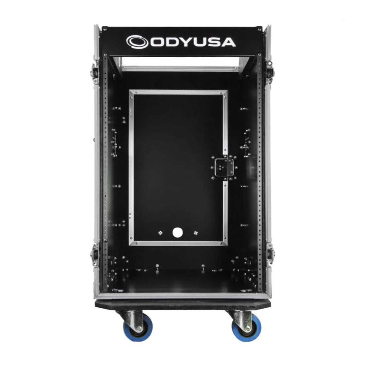 Odyssey FZ1316W 13U Top Slanted 16U Vertical Pro Combo Rack with Casters, Black - 188028