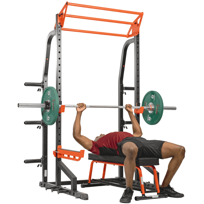 Sunny Health & Fitness Power Zone Heavy Duty Performance Power Cage with 1000 LB Weight Capacity