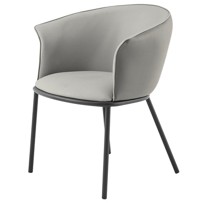 New Pacific Direct Seymor PU Dining Chair w/ Arms -  1240009-5059