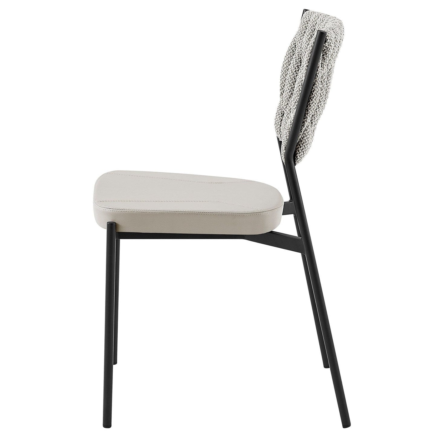 New Pacific Direct Leander Fabric/ PU Dining Chair, (Set of 4) -  1240012-5006