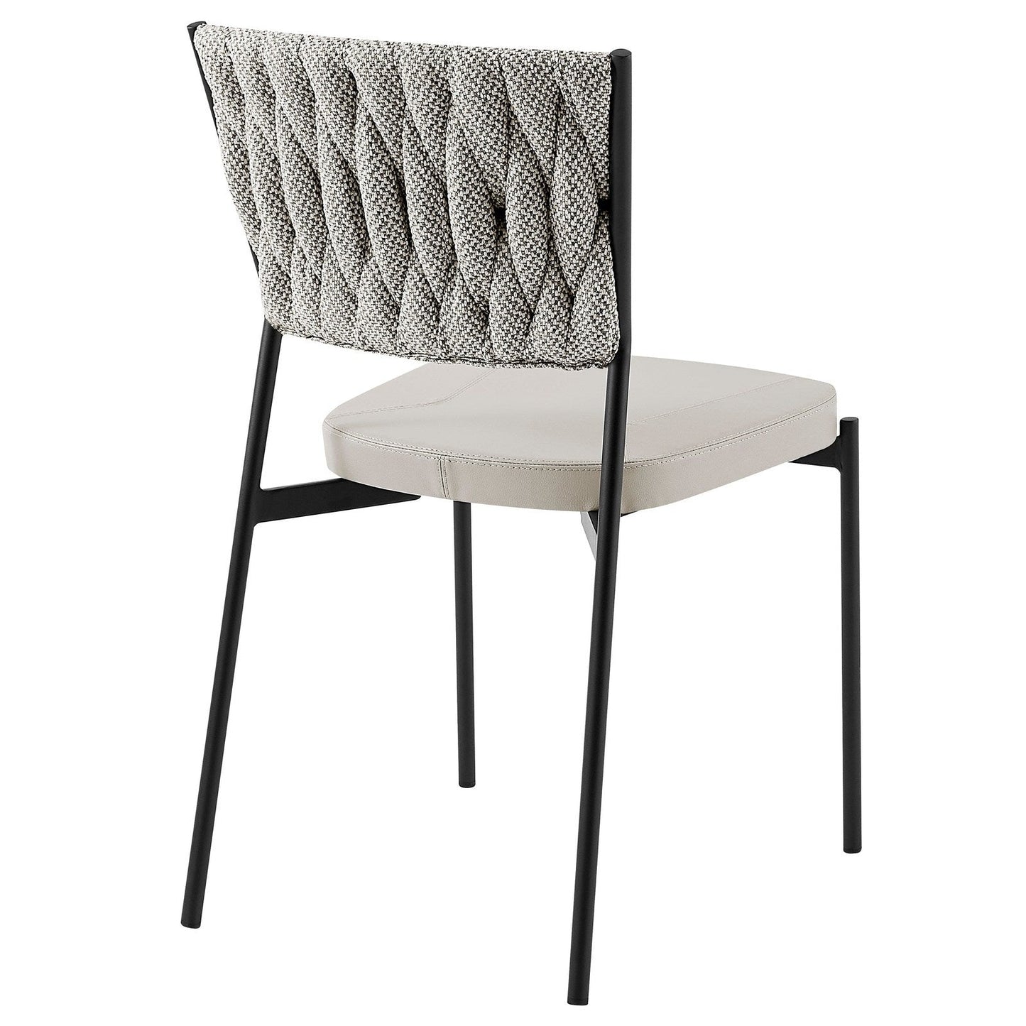 New Pacific Direct Leander Fabric/ PU Dining Chair, (Set of 4) -  1240012-5006