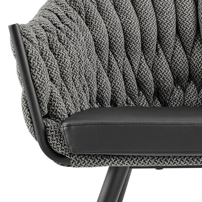 New Pacific Direct Fabian Fabric/ PU Accent Arm Chair -  1240018-5776