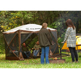 CLAM Quick Set Escape Pop Up Camping Outdoor Canopy Gazebo Shelter with 6 Panels - 124814