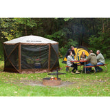 CLAM Quick Set Escape Pop Up Camping Outdoor Canopy Gazebo Shelter with 6 Panels - 124814