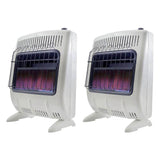 Mr. Heater 20000 BTU Vent Free Natural Gas Indoor Outdoor Space Heater (2 Pack) - 124850