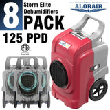 AlorAir Storm Elite Smart WiFi Dehumidifier, 125 PPD Commercial Dehumidifier - 8*Storm Elite in Yellow