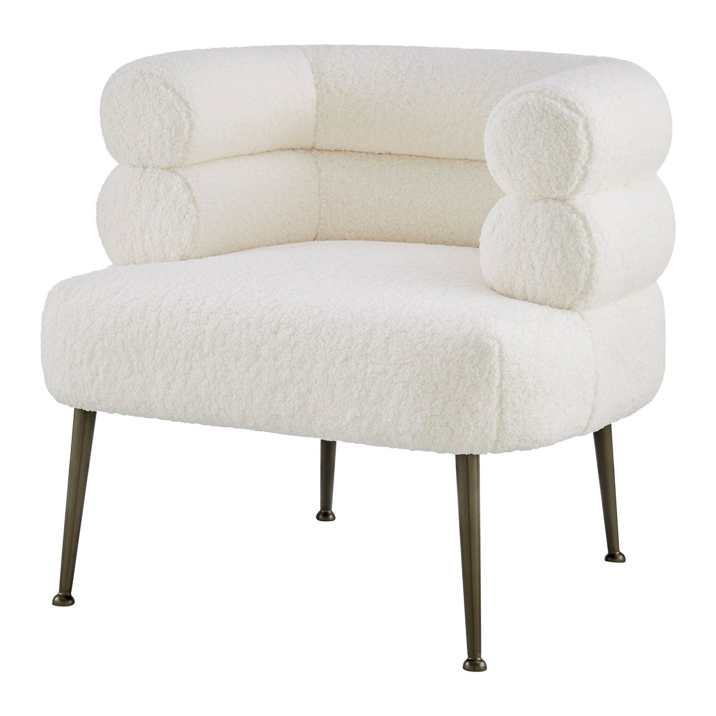 New Pacific Direct Zerline Faux Shearling Fabric Accent Chair 1250031-560 - 1250031-560