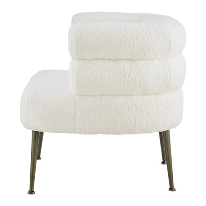 New Pacific Direct Zerline Faux Shearling Fabric Accent Chair 1250031-560 - 1250031-560