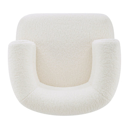 New Pacific Direct Zerline Faux Shearling Fabric Accent Chair 1250031-560 - 1250031-560