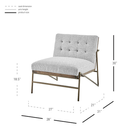 New Pacific Direct Marlow Fabric Accent Chair -  1250033-410