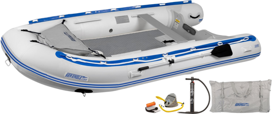 Sea Eagle 126SRK_DSD 12'6" Sport Runabout Inflatable Boat Drop Stitch Deluxe Package New - 126SRK_DSD