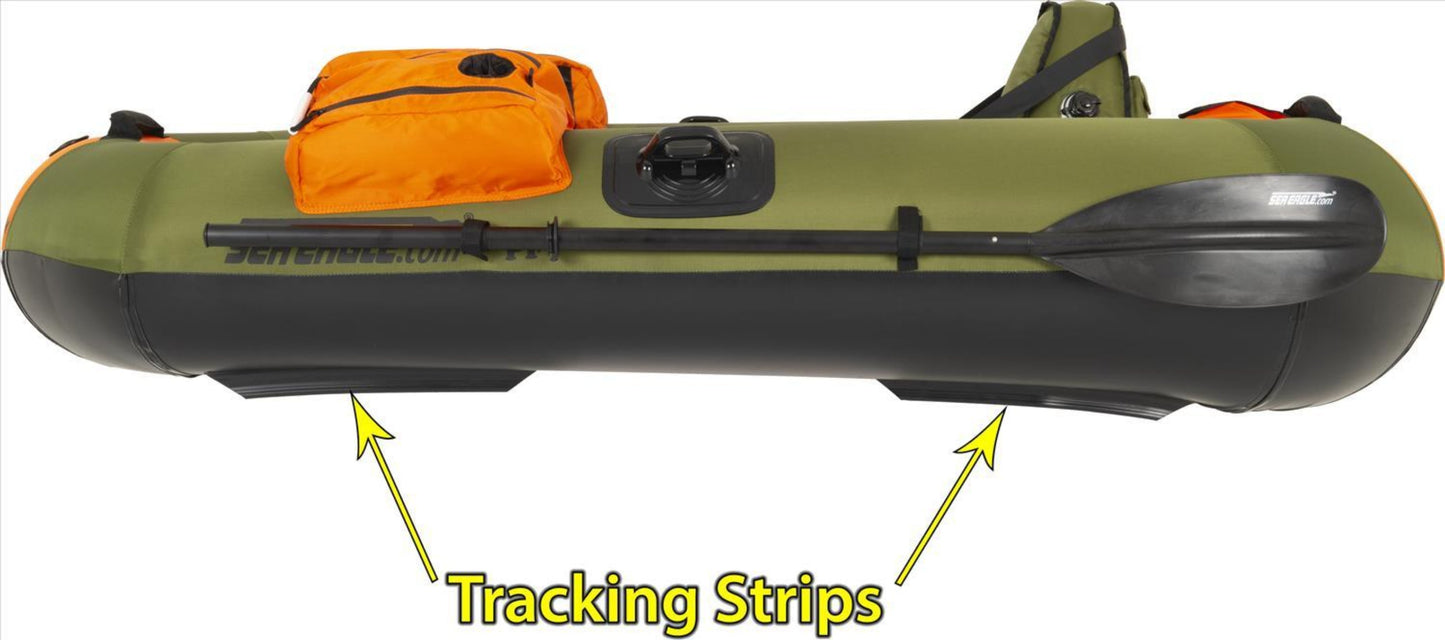 Sea Eagle PackFish 7 Inflatable Boat Pro Fishing Package Green Orange New - PF7K_P