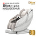 Kahuna Chair Dios Massage Chair 8D AI Dual Air Tech Touch Roller SL-track with Brain Relaxation Program Dios-1288