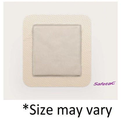 Molnlycke Healthcare (Regent) Dressing Mepilex Border Ag Polyurethane Film 4X10" Adhesive 5/Box, 7 Bx/Ca - 395790