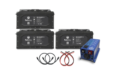 Aims Power 12V 3X HUSKY 2 Power Kit with AIMS (2000W | 15.36kWh) - K0740