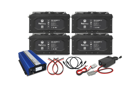 Aims Power 12V 4X HUSKY 2 Power Kit – AIMS Inverter Charger (2000W | 20.48kWh) - K0746