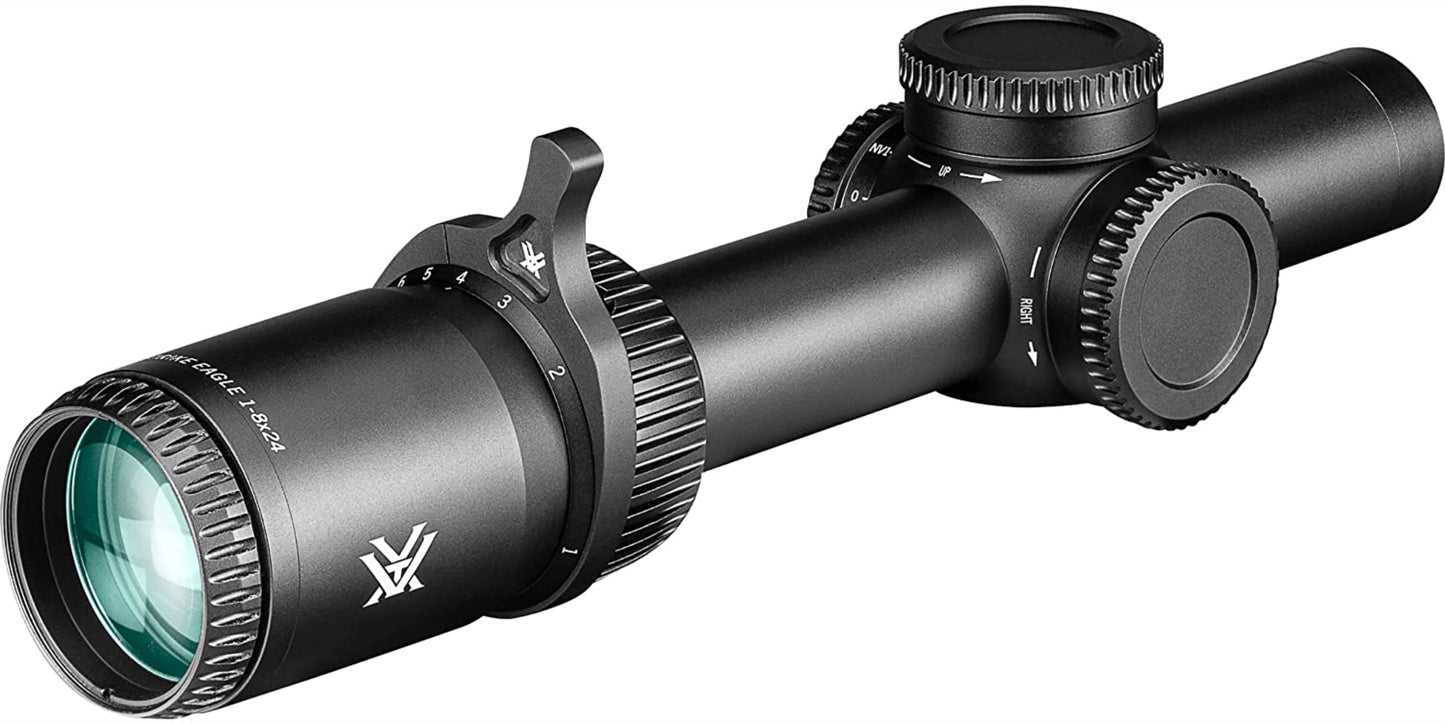Vortex Optics Strike Eagle 1-8x24 EBR-8 MOA 30mm Riflescope - SE-1801