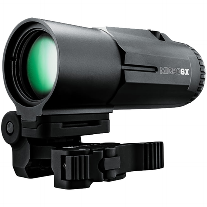 Vortex Optics Micro6X Magnifier with Quick-Release Flip Mount with Free Hat and Wearable4U Bundle - V6XM_Hat-CD_LCP
