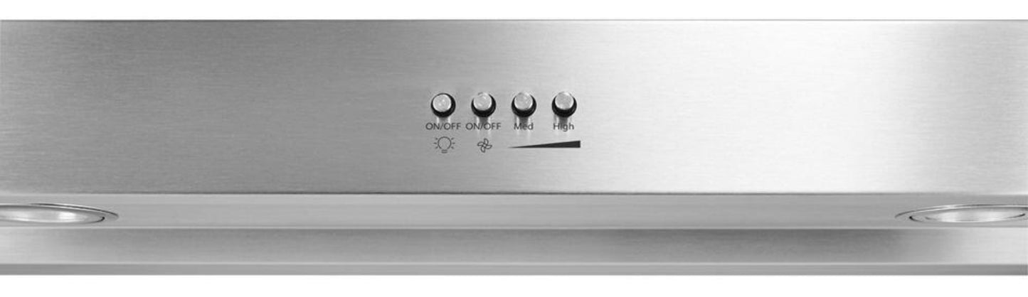 WHIRLPOOL 24" Range Hood with Full-Width Grease Filters -WVU37UC4FS-KT