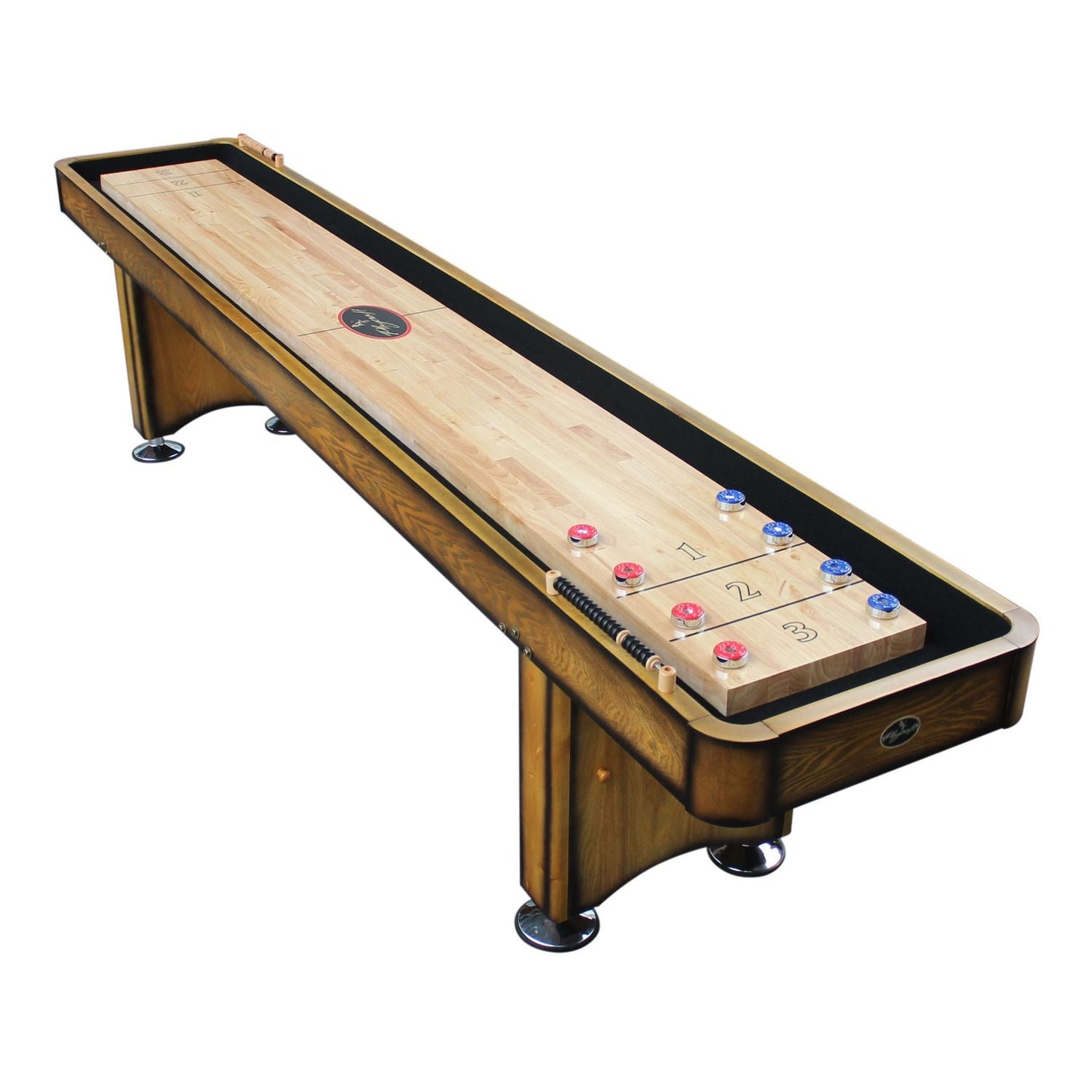 Playcraft Georgetown Shuffleboard Table with Accessories - SHGECH12