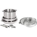 Cristel Casteline Stainless-Steel 12 Piece Cookware Set - STQMP12KPC