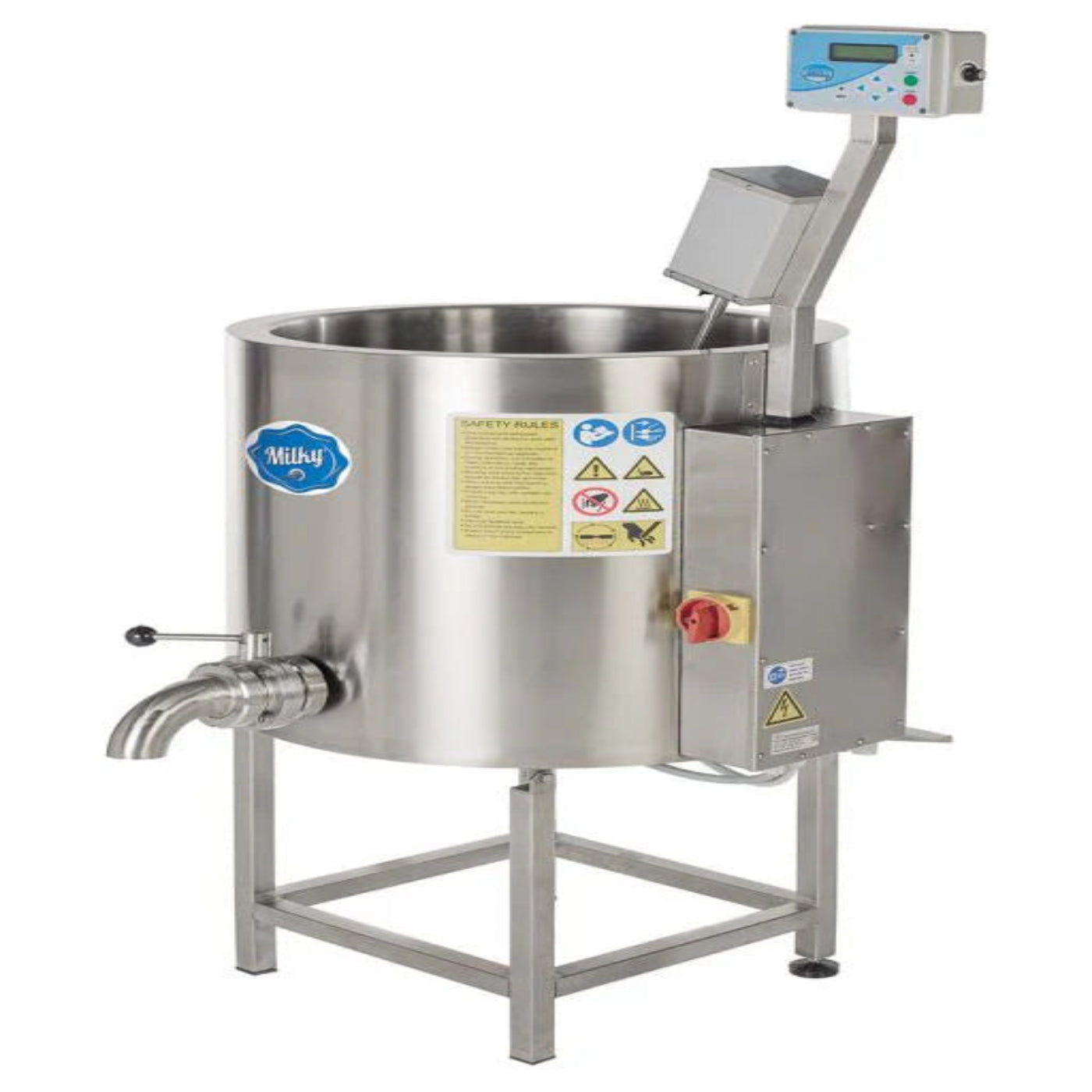 Milky FJ 300 CTF – Pasteurizer & Cheese Kettle | 1-Year Warranty & Fast EU Delivery - 1762532537273_67