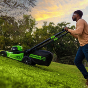 Greenworks RENEWED 80V 21" Cordless Battery Brushless Self-Propelled Mower 3pc Combo Kit w/ 4.0Ah Battery & 4A Charger - 1345202-OB
