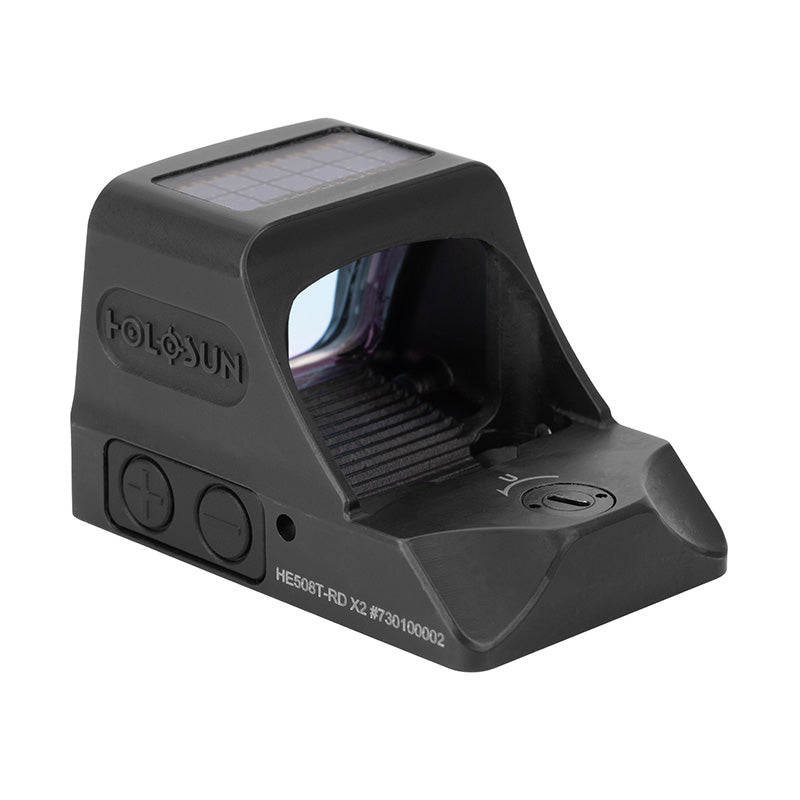 HOLOSUN Elite Red Dot Sight HE508T-RD X2 with Wearable4U Lens Cleaning Pen, Extra CR1632 Battery and W4U Lens Cleaning Cloth Bundle