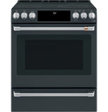 Café 30" Smart Slide-In, Front-Control, Radiant and Convection Range - CES700P3MD1