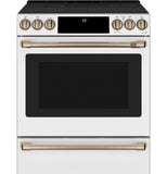 Café 30" Smart Slide-In, Front-Control, Radiant and Convection Range - CES700P4MW2