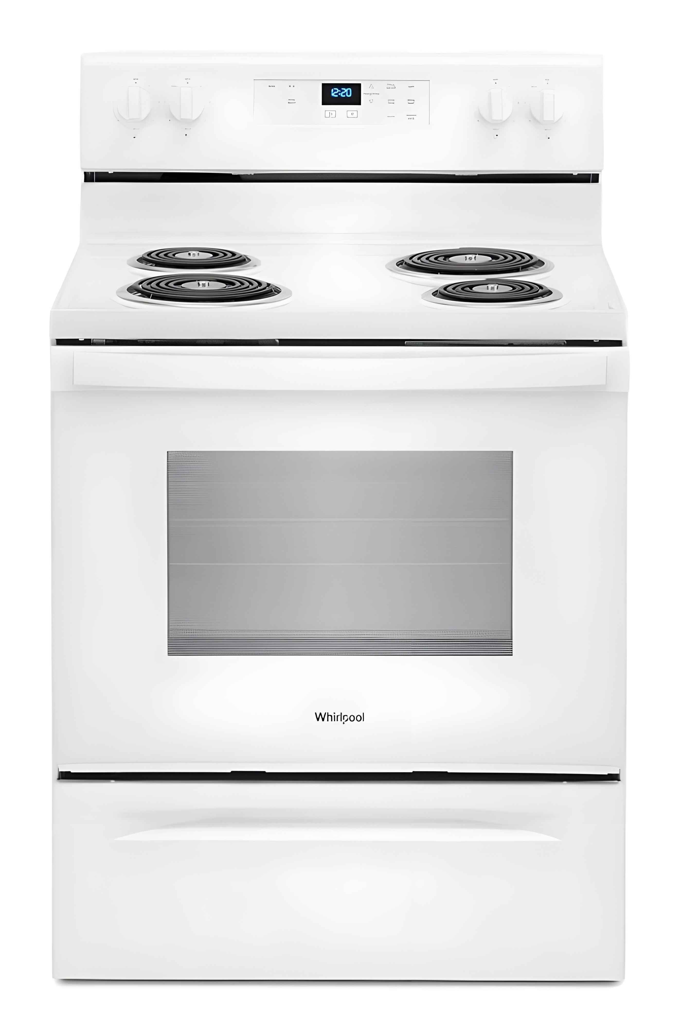 WHIRLPOOL WFC150M0JW 4.8 cu. ft. Whirlpool® electric range with Keep Warm setting - WFC150M0JW