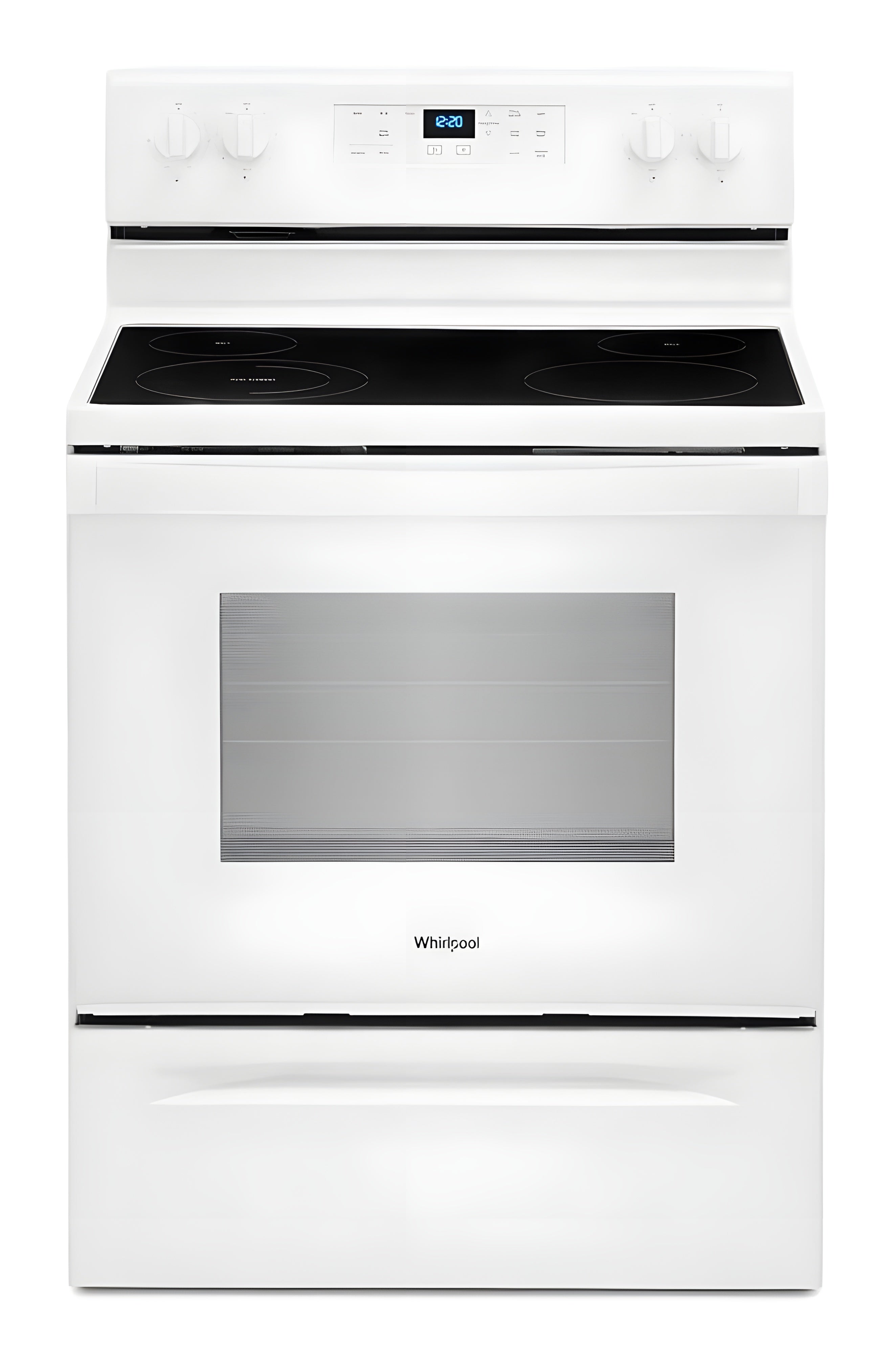 WHIRLPOOL WFE515S0JW 5.3 cu. ft. Whirlpool® electric range with Frozen Bake technology - WFE515S0JW