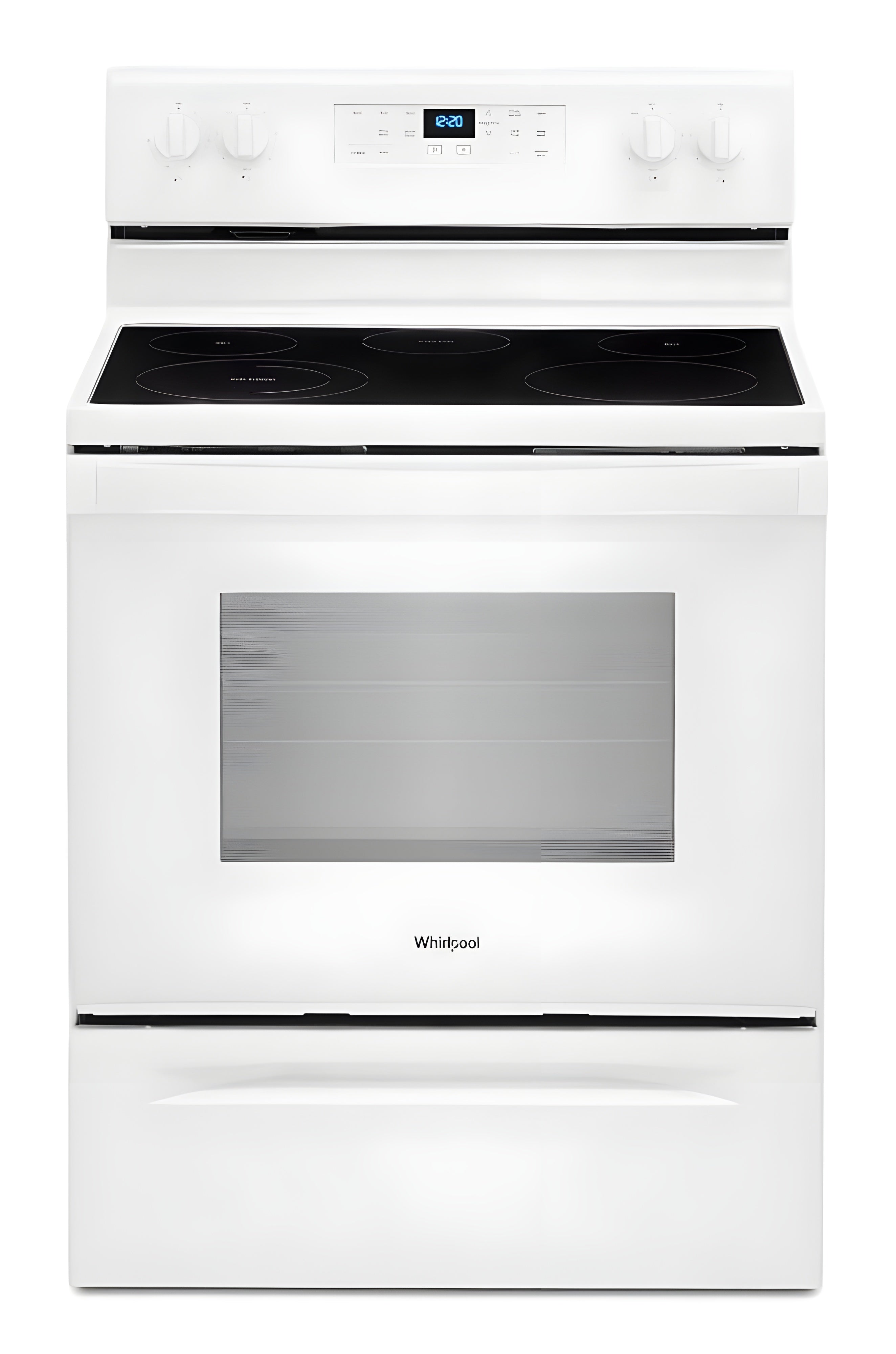 WHIRLPOOL WFE525S0JW 5.3 cu. ft. Whirlpool® electric range with Frozen Bake technology - WFE525S0JW