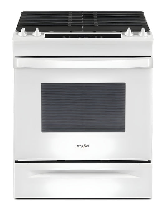 WHIRLPOOL WEG515S0LW 5.0 Cu. Ft. Whirlpool® Gas Range with Frozen Bake™ Technology - WEG515S0LW