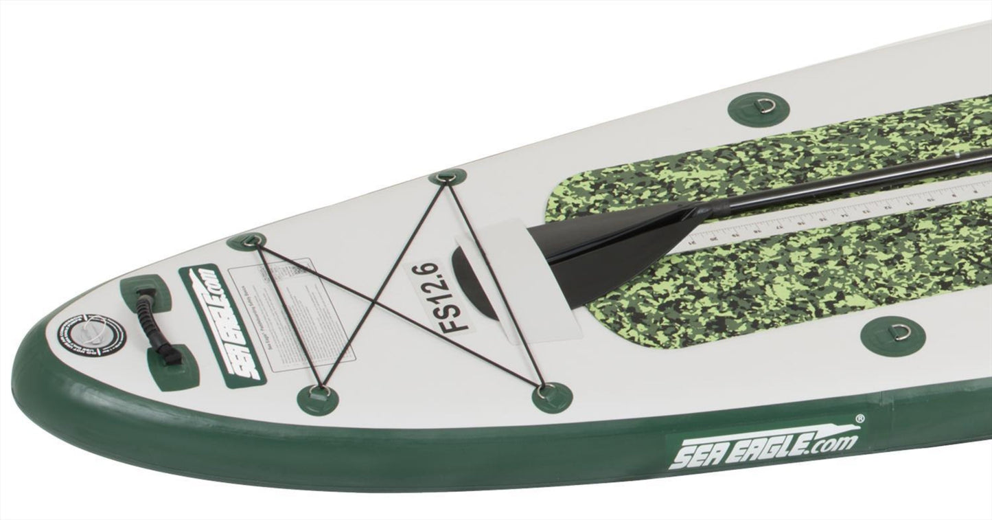 Sea Eagle FishSUP 126 Inflatable Fishing Stand Up Paddle Board Start Up Package New - FS126K_ST