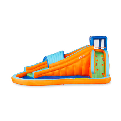 Banzai Surf Rider Kids Inflatable Outdoor Backyard Aqua Water Slide Splash Park - 136432