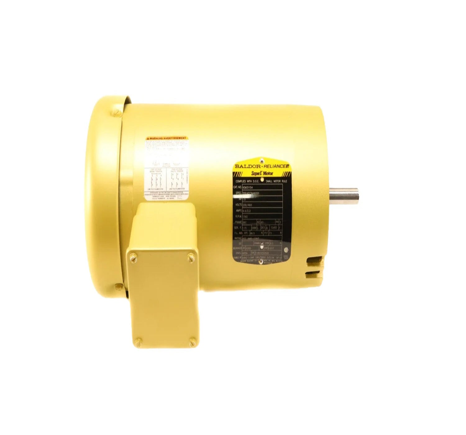 Taco Motor 230/460V3Ph 1.5Hp 1760Rpm Industrial Applications - 138-271