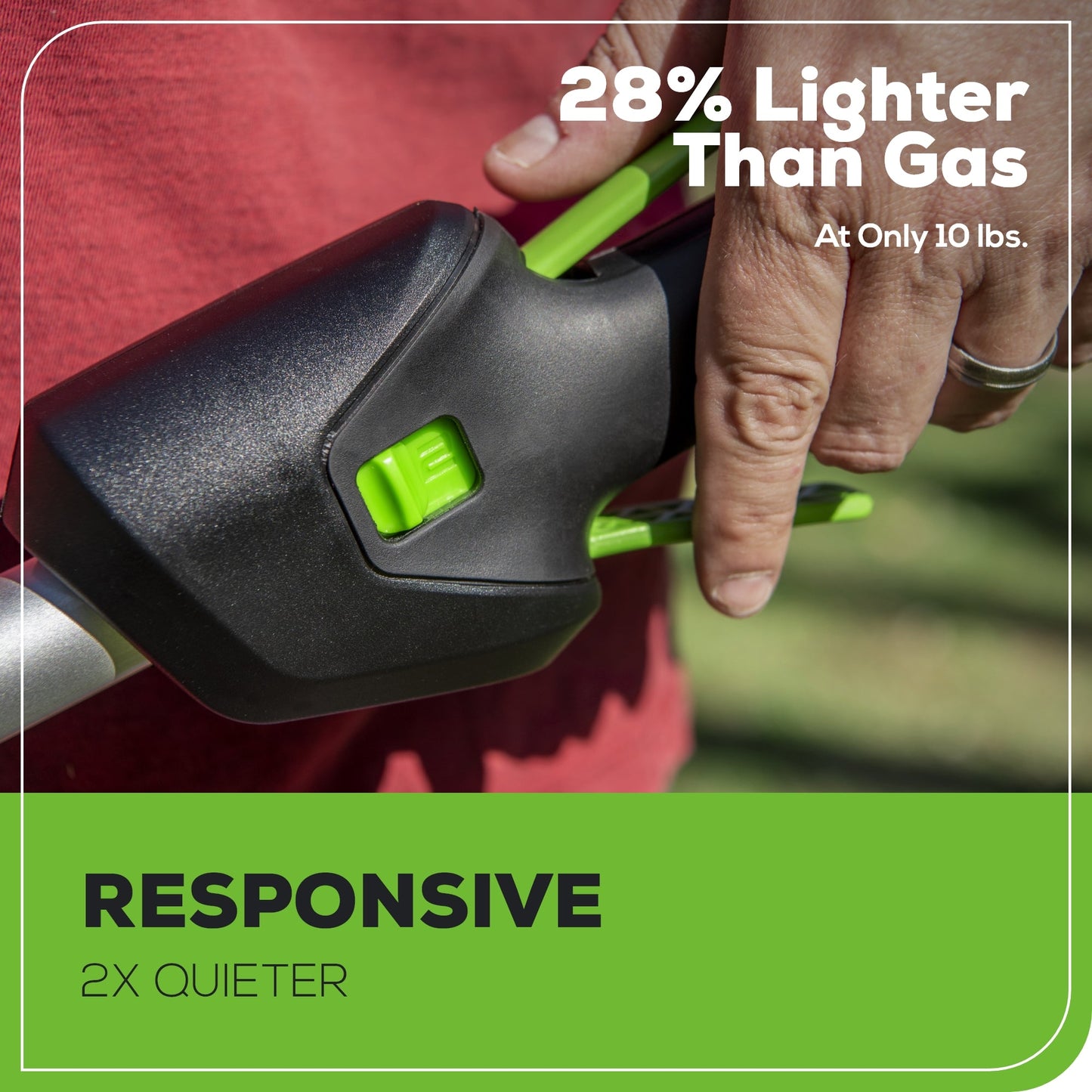 Greenworks 60V 17" Cordless Battery Push Lawn Mower 3PC Combo Kit w/ 4.0Ah Battery & Charger - 138270200