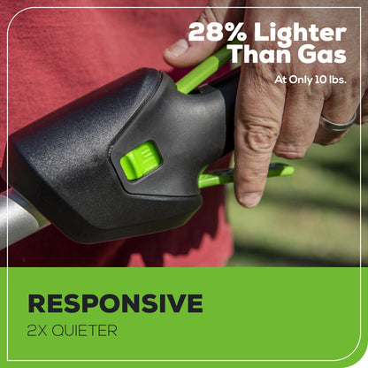 Greenworks 60V 17" Cordless Battery Push Lawn Mower 3PC Combo Kit w/ 4.0Ah Battery & Charger - 138270200