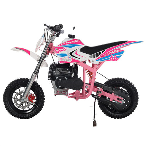 X-PRO Cyclone 40cc Mini Dirt Bike With Hand Pull Start! Chain Drive, Disc Brakes - DB-Z005-Red