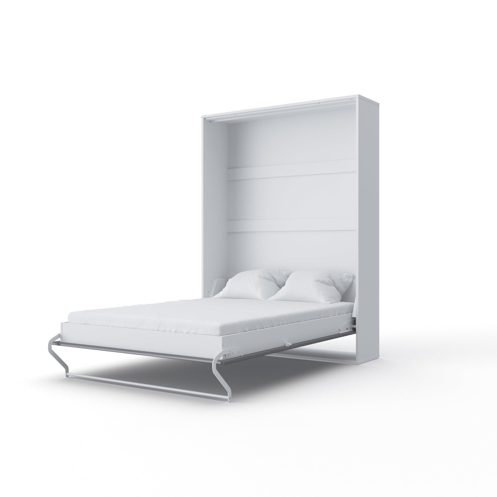 Maxima House Vertical Murphy Bed Invento , European Full XL Size with mattress - IN-01WG - Backyard Provider